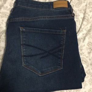 Aeropostale Dark Wash High Waisted Jeggings